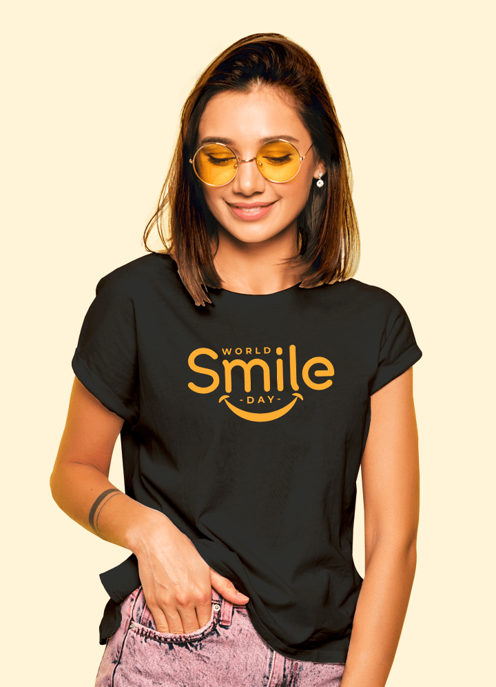 World Smile Day Women Tshirts Fellame Shop world-smile-day-women-tshirts-fellame-shop